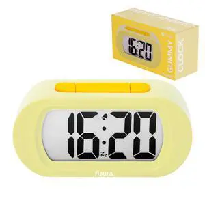 Yellow Digital Alarm Clock, Original Gift, LED Display, Battery Operated Bedside Clock, 12/24 Hour Format, Easy-to-Read Backlight Yellow Digital Alarm Clock, Original Gift, LED Display, Battery Operated Bedside Clock, 12/24 Hour Format, Easy-to-Read Backlight