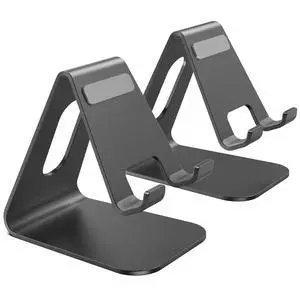 Phone Stand, Simple Cellphone Holder for Desk, Desk Phone Stand,Black | Mini, Cute, Under 8" Devices, All Mobile Phones, iPhone 17, Switch OLED, Office Accessories Phone Stand, Simple Cellphone Holder for Desk, Desk Phone Stand,Black | Mini, Cute, Under 8" Devices, All Mobile Phones, iPhone 17, Switch OLED, Office Accessories