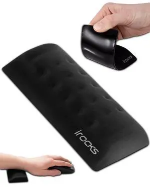 Memory Foam Mouse Wrist Rest - Pain-Reducing Wrist Rest for Mouse - Non-Slip Rubber Base Wrist Rest - Cooling Mouse Wrist Support for Long Hours of Work, Studying, Gaming (Black) Memory Foam Mouse Wrist Rest - Pain-Reducing Wrist Rest for Mouse - Non-Slip Rubber Base Wrist Rest - Cooling Mouse Wrist Support for Long Hours of Work, Studying, Gaming (Black)