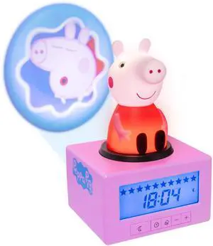 Peppa Pig Sleep Training Alarm Clock - Officially Licensed, Kids Projection Bedroom Night Light Peppa Pig Sleep Training Alarm Clock - Officially Licensed, Kids Projection Bedroom Night Light