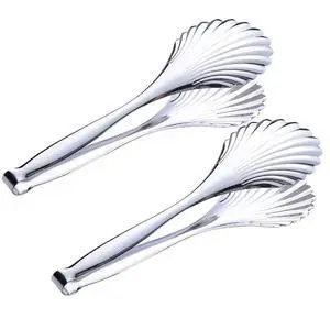 Buffet Cooking Serving Tongs, 12 inch Kirsite Catering Chef Food Salad BBQ Serving Utensils, Set of 2(stainless steel) (Stainless Steel) Buffet Cooking Serving Tongs, 12 inch Kirsite Catering Chef Food Salad BBQ Serving Utensils, Set of 2(stainless steel) (Stainless Steel)