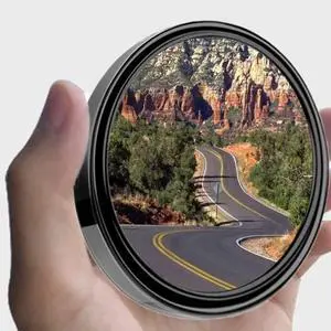 2PCS Small Blind Spot Mirror, 3-inch Round HD Glass Convex Rear View Mirror, Strong Adhesive for Car, Van, SUV and Trucks (3"(75mm), Black Frame) 2PCS Small Blind Spot Mirror, 3-inch Round HD Glass Convex Rear View Mirror, Strong Adhesive for Car, Van, SUV and Trucks (3"(75mm), Black Frame)