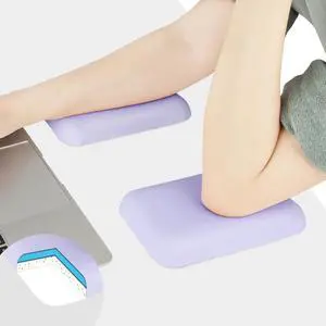 Elbow Rest Pads for Desk, Gel Ergonomic Wrist Rest Arm Rest Pads | Upgraded, Memory Foam, Non-Slip Base, Cushion Support Relieve Elbow and Wrist Pain for Computer, Office, 2 Packs, Purple Elbow Rest Pads for Desk, Gel Ergonomic Wrist Rest Arm Rest Pads | Upgraded, Memory Foam, Non-Slip Base, Cushion Support Relieve Elbow and Wrist Pain for Computer, Office, 2 Packs, Purple