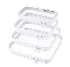 4 Sizes Clear Hard Shell Zipper Case, TSA Accepted Travel Bags | Clear Organizer Bags for Toiletries, Splash-proof Toiletry Containers, Clear Zipper Pouches, Organizer Bags for Toiletries 4 Sizes Clear Hard Shell Zipper Case, TSA Accepted Travel Bags | Clear Organizer Bags for Toiletries, Splash-proof Toiletry Containers, Clear Zipper Pouches, Organizer Bags for Toiletries