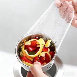 400 Pack Fine Mesh Sink Strainer Bags, 4x4inch Disposable Drain Bag | Covers for Kitchen Sink - Anti Clogging, Leak-Proof Food Waste Filter Nets, Universal Fit for Most Sink Strainers 400 Pack Fine Mesh Sink Strainer Bags, 4x4inch Disposable Drain Bag | Covers for Kitchen Sink - Anti Clogging, Leak-Proof Food Waste Filter Nets, Universal Fit for Most Sink Strainers