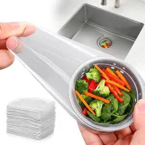 400 Pcs Disposable Mesh Sink Strainer Bags, Kitchen Sink Strainer Mesh Bag for Various Sizes Scalability Non-Clog Filter Bags for Collecting Kitchen Food Waste Leftover Garbage 400 Pcs Disposable Mesh Sink Strainer Bags, Kitchen Sink Strainer Mesh Bag for Various Sizes Scalability Non-Clog Filter Bags for Collecting Kitchen Food Waste Leftover Garbage