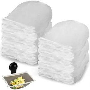 250 PCS Large Size Kitchen Sink Strainer Mesh Bag for Sink Food Catcher | Disposable Sink Net Strainer Filter Bags for Various Sizes of Sink Strainers, Faucet Filter Bags for Kitchen Sink 250 PCS Large Size Kitchen Sink Strainer Mesh Bag for Sink Food Catcher | Disposable Sink Net Strainer Filter Bags for Various Sizes of Sink Strainers, Faucet Filter Bags for Kitchen Sink