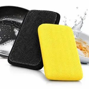 Heavy Duty Scouring Pads for Dishes, Non-Scratch, Kitchen Cleaning | Durable Abrasive Scrub for Pots, Pans, Sink, Grill & Household, Long-Lasting Reusable Alternative, 2 pcs Heavy Duty Scouring Pads for Dishes, Non-Scratch, Kitchen Cleaning | Durable Abrasive Scrub for Pots, Pans, Sink, Grill & Household, Long-Lasting Reusable Alternative, 2 pcs