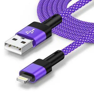 Lightning Cable,Purple iPhone Charger for iPhone 14/14 Pro | 14 Pro Max/13/12/11/XR/XS/X/8Plus/7/6s,9Foot 3.1A A pple Fast Charger Cord Car Charging Lightning Cable Nylon Braided Purple Lightning Cable,Purple iPhone Charger for iPhone 14/14 Pro | 14 Pro Max/13/12/11/XR/XS/X/8Plus/7/6s,9Foot 3.1A A pple Fast Charger Cord Car Charging Lightning Cable Nylon Braided Purple