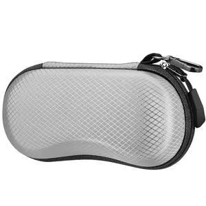 Sunglasses Case, Hard EVA Shell Shockproof Sport Glasses Case (Grey) | Metal Carabiner, Zipper Eyeglasses Holder, Reliable Protection, Storage Cover For Travel, For Men And Women Sunglasses Case, Hard EVA Shell Shockproof Sport Glasses Case (Grey) | Metal Carabiner, Zipper Eyeglasses Holder, Reliable Protection, Storage Cover For Travel, For Men And Women