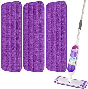 Mop Pads Compatible with Swiffer PowerMop, Wood Floor Pads Microfiber Mop Replacement Refills Machine Washable for All Floor Surfaces Mop Pads Compatible with Swiffer PowerMop, Wood Floor Pads Microfiber Mop Replacement Refills Machine Washable for All Floor Surfaces