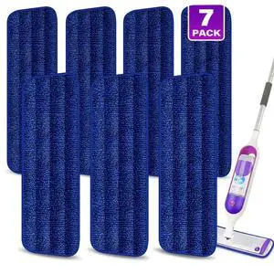 Microfiber Mop Pads for Swiffer PowerMop: Wet Mop Refills 7 Pack | Power Mop Refills Multi-purpose, Floor Mop Dust Mop Pads Reusable Replacement, for 13''-15'' Spray Mops Multi-surface Floors Microfiber Mop Pads for Swiffer PowerMop: Wet Mop Refills 7 Pack | Power Mop Refills Multi-purpose, Floor Mop Dust Mop Pads Reusable Replacement, for 13''-15'' Spray Mops Multi-surface Floors