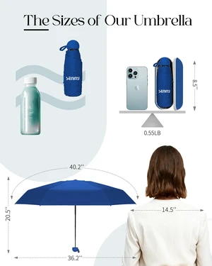 Mini Travel Umbrella with Case, Compact Pocket Size UV Sun & Rain | Tiny purse size fits pocket, UV protection waterproof fabric, lightweight folding, great for women kids daily travel Mini Travel Umbrella with Case, Compact Pocket Size UV Sun & Rain | Tiny purse size fits pocket, UV protection waterproof fabric, lightweight folding, great for women kids daily travel