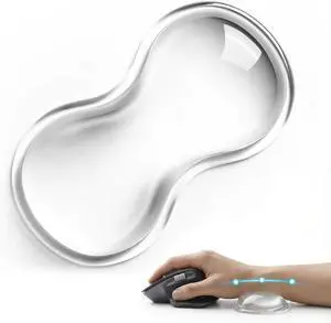 Mouse Wrist Rest Pad, Cool Gel Ergonomic Wrist Support with Non-Slip Base Mouse Wrist Rest Pad, Cool Gel Ergonomic Wrist Support with Non-Slip Base