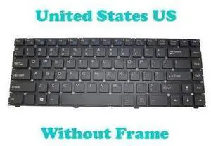 W94 Keyboard For CLEVO W940SU MP-12R73US-4302 6-80-W9400-011-1 English No Frame W94 Keyboard For CLEVO W940SU MP-12R73US-4302 6-80-W9400-011-1 English No Frame