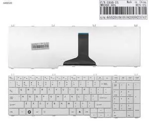 Keyboard for TOSHIBA Satellite C650 C660 L650 L670 L675 L675D WHITE US Keyboard for TOSHIBA Satellite C650 C660 L650 L670 L675 L675D WHITE US