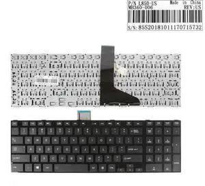 replacement keyboard for TOSHIBA L850 GLOSSY FRAME BLACK 9Z.N7USV.001 TV0SV TV0SU TVASC US replacement keyboard for TOSHIBA L850 GLOSSY FRAME BLACK 9Z.N7USV.001 TV0SV TV0SU TVASC US
