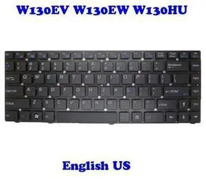 Keyboard For CLEVO W130EV MP-10F83US-4301 6-80-W1300-012-1 English No Frame Keyboard For CLEVO W130EV MP-10F83US-4301 6-80-W1300-012-1 English No Frame