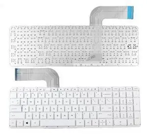 Keyboard for HP Pavilion 15-P 17-F WHITE US Without FRAME Without Foil Win8 Keyboard for HP Pavilion 15-P 17-F WHITE US Without FRAME Without Foil Win8