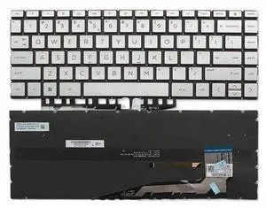 US Keyboard for HP Air Pavilion 13BE 13-BE1108AU 0215AU Silver Backlit Laptop US Keyboard for HP Air Pavilion 13BE 13-BE1108AU 0215AU Silver Backlit Laptop