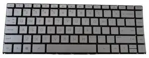 Silver Backlit Keyboard for HP Pavilion 14-AB 14T-AB Laptops Silver Backlit Keyboard for HP Pavilion 14-AB 14T-AB Laptops