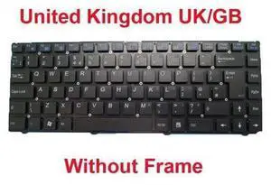 Keyboard For CLEVO W243 MP-10F86GB-430 6-80-W2440-190-1 United No Frame Keyboard For CLEVO W243 MP-10F86GB-430 6-80-W2440-190-1 United No Frame