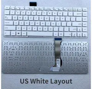US Latin White color Keyboard For ASUS E402 E402M E402MA E402SA E402S E403SA Series US Latin White color Keyboard For ASUS E402 E402M E402MA E402SA E402S E403SA Series