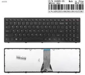US Keyboard for Lenovo G500S S500 Flex 15 BLACK FRAME BLACK For US Keyboard for Lenovo G500S S500 Flex 15 BLACK FRAME BLACK For