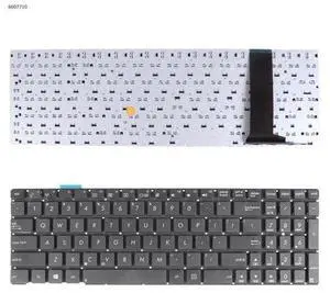 US Keyboard for ASUS N56 N56V U500VZ N76 N76VM N76VJ BLACK With foil no FRAME US Keyboard for ASUS N56 N56V U500VZ N76 N76VM N76VJ BLACK With foil no FRAME