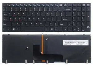 Laptop Keyboard for Hasee Z6 Z7 Z8 P655 T57 T5 T5S T5x Black US Backlight Laptop Keyboard for Hasee Z6 Z7 Z8 P655 T57 T5 T5S T5x Black US Backlight