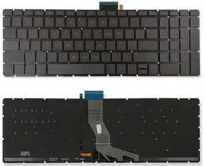 US Red font Backlit Keyboard for HP 15-an044nr 15-an050ca 15-an050nr 15-an051dx US Red font Backlit Keyboard for HP 15-an044nr 15-an050ca 15-an050nr 15-an051dx