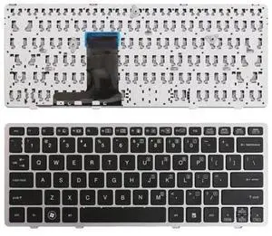 Keyboard for HP 2560P SILVER FRAME BLACK US (Without point stick) Keyboard for HP 2560P SILVER FRAME BLACK US (Without point stick)