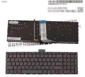 US Keyboard for hp Envy x360 m6-w000 m6-w015dx/w100/w103dx Backlit Red Printing US Keyboard for hp Envy x360 m6-w000 m6-w015dx/w100/w103dx Backlit Red Printing