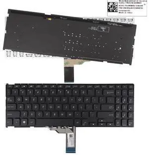 replacement keyboard for ASUS Vivobook X512 X512FA X512DA X512UA X512UB BLACK (Backlit) US replacement keyboard for ASUS Vivobook X512 X512FA X512DA X512UA X512UB BLACK (Backlit) US