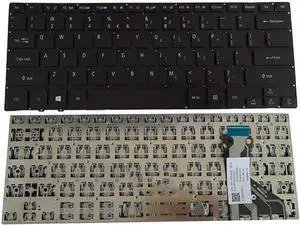 US Black Keyboard for Acer Spin 7 SP714-51 SP714-51-M4YD SP714-51-M5CD US Black Keyboard for Acer Spin 7 SP714-51 SP714-51-M4YD SP714-51-M5CD