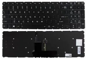 Black Backlit Keyboard For Toshiba Satellite P55W-B5112 P55W-B5220 S55-B528US Black Backlit Keyboard For Toshiba Satellite P55W-B5112 P55W-B5220 S55-B528US
