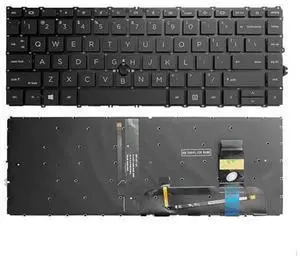 US Keyboard for HP Elitebook 840 845 745 G7 G8 Zbook14 G7 G8 Backlit Laptop US Keyboard for HP Elitebook 840 845 745 G7 G8 Zbook14 G7 G8 Backlit Laptop