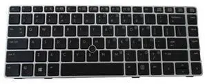 Keyboard with Pointer for HP Elitebook 8460P 8470P Laptops - Silver Frame Keyboard with Pointer for HP Elitebook 8460P 8470P Laptops - Silver Frame
