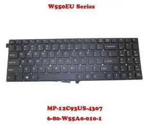 Keyboard For CLEVO W550EU W550EU1 MP-12C93US-430W 6-80-W5500-451-1 English US Keyboard For CLEVO W550EU W550EU1 MP-12C93US-430W 6-80-W5500-451-1 English US