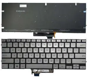 US Keyboard Backlit For ASUS UX431F UX431FA UX431FN UX431FL UX431DA Siliver US Keyboard Backlit For ASUS UX431F UX431FA UX431FN UX431FL UX431DA Siliver