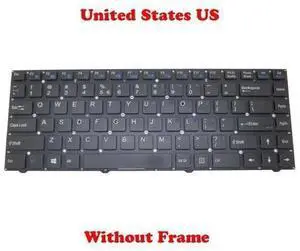 Keyboard For CLEVO W540EU MP-12B83U4-4303W 6-80-W7401-010-1 English US No Frame Keyboard For CLEVO W540EU MP-12B83U4-4303W 6-80-W7401-010-1 English US No Frame