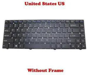 Keyboard For CLEVO W540EU MP-12B83US-4309 6-80-W54A0-010-1 English US No Frame Keyboard For CLEVO W540EU MP-12B83US-4309 6-80-W54A0-010-1 English US No Frame
