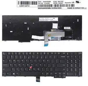 US Keyboard for Thinkpad E570 E575 BLACK With Point Stick US Keyboard for Thinkpad E570 E575 BLACK With Point Stick