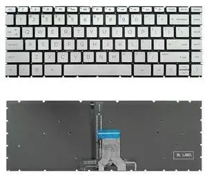 Laptop US Keyboard For HP 14-DH000 United States US Silver with backlight Laptop US Keyboard For HP 14-DH000 United States US Silver with backlight