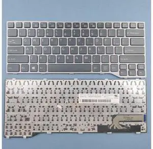 Laptop Keyboard for Fujitsu Lifebook T725 T726 Q775 Q737 Q736 US BLACK Laptop Keyboard for Fujitsu Lifebook T725 T726 Q775 Q737 Q736 US BLACK