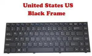 Keyboard For CLEVO W940SU MP-12R73US-4305 6-80-W94A0-010-1 English Black Frame Keyboard For CLEVO W940SU MP-12R73US-4305 6-80-W94A0-010-1 English Black Frame