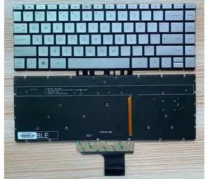 US Silver Backlit Keyboard for HP Envy 13-AH 13T-AH000 13-AH0001CA 13-AH0001CA US Silver Backlit Keyboard for HP Envy 13-AH 13T-AH000 13-AH0001CA 13-AH0001CA