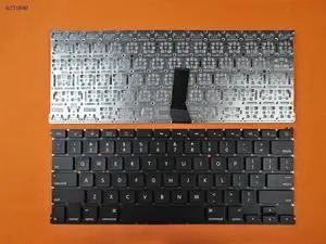 US Keyboard for Air A1369 13 inches BLACK(For 2010 without Backlit) US Keyboard for Air A1369 13 inches BLACK(For 2010 without Backlit)