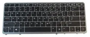 Backlit Keyboard for HP EliteBook 850 G1 850 G2 with Silver Frame - No Pointer Backlit Keyboard for HP EliteBook 850 G1 850 G2 with Silver Frame - No Pointer