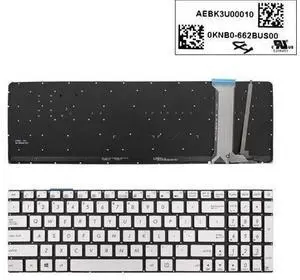 Keyboard for ASUS N551 N551J N551JB N551JK N551JM N551JQ SILVER US Backlit Keyboard for ASUS N551 N551J N551JB N551JK N551JM N551JQ SILVER US Backlit